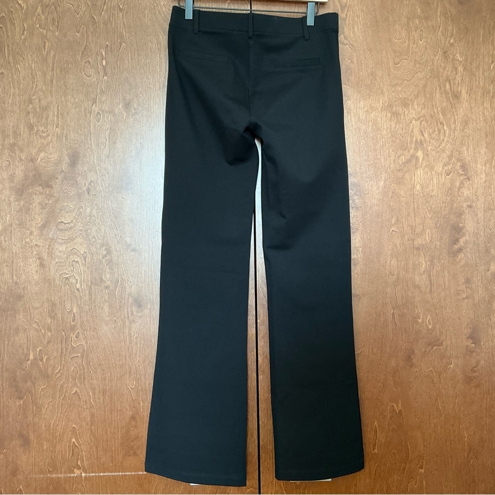 Betabrand Boot-Cut Classic Dress Pant Yoga Pants Black Career Minimalist Size M - Picture 3 of 5